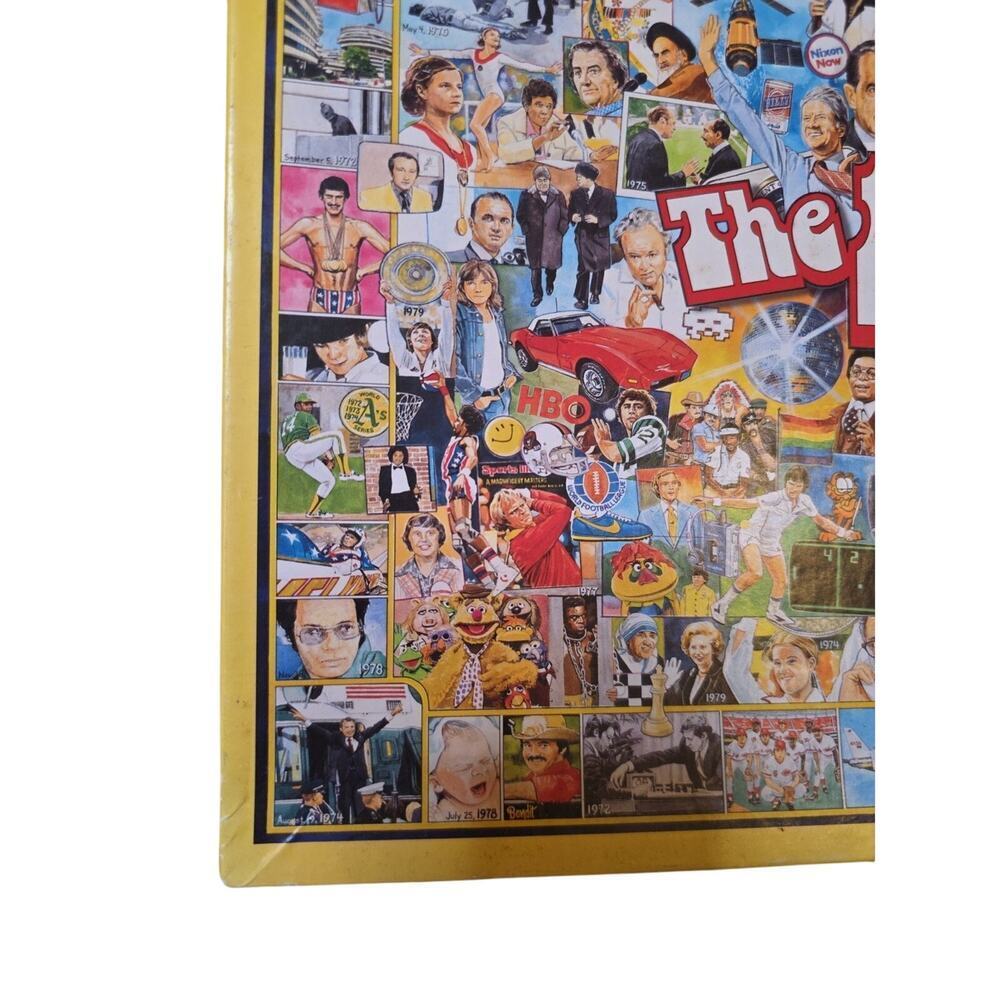 The 1970's - 1000 pc. Puzzle - White Mountain - NEW - Picture 3 of 9